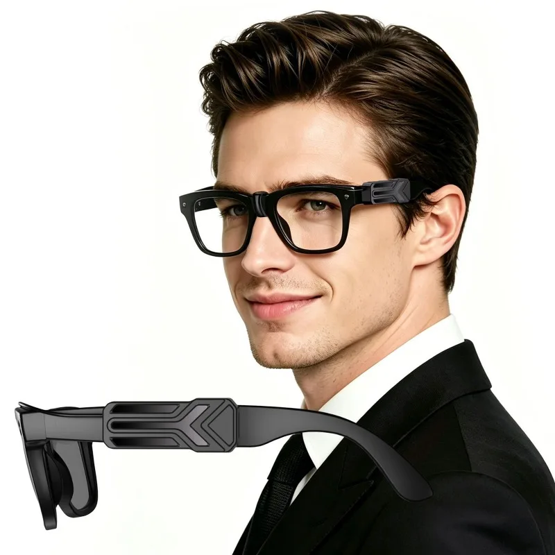 400mAh Smart Glasses Charger Wearable Power Bank for Ray-Ban Meta Glasses Simple Charging Stand No Cable Clutter