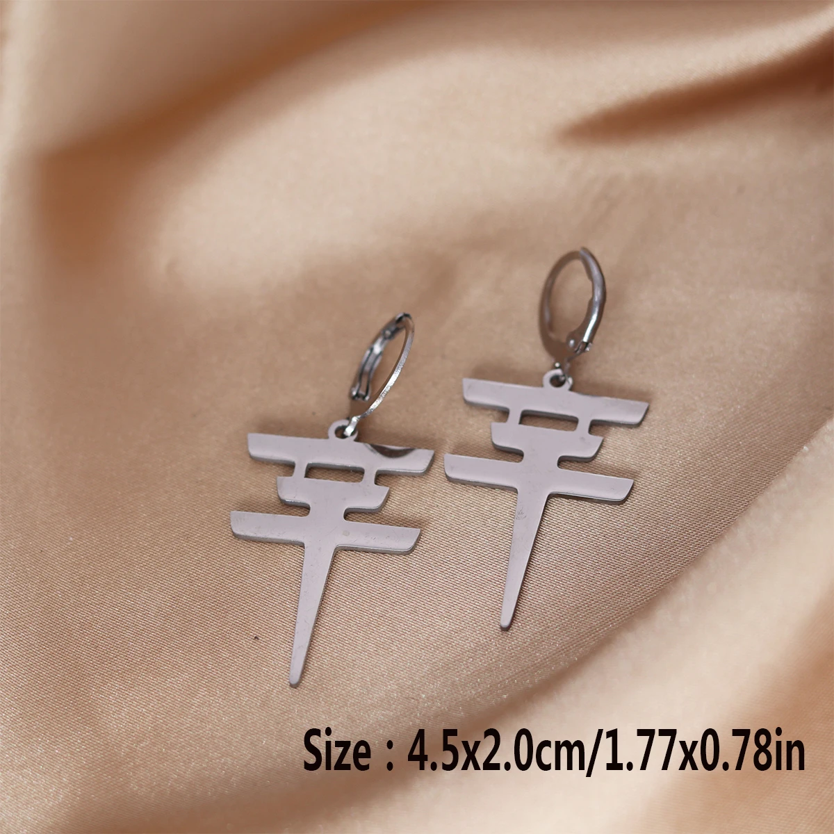 Kinitial Tokyo Hotel Drop Earrings For Women Men Minimalist Jewelry Ornaments Gift