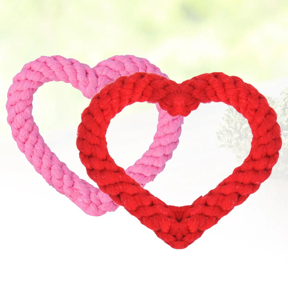 

Dog Chew Squeaky Pet Sound Toys Puppy Teething Bite Resistant Fun Play Training Toy for Small Dogs Cotton Rope Squeak Durable