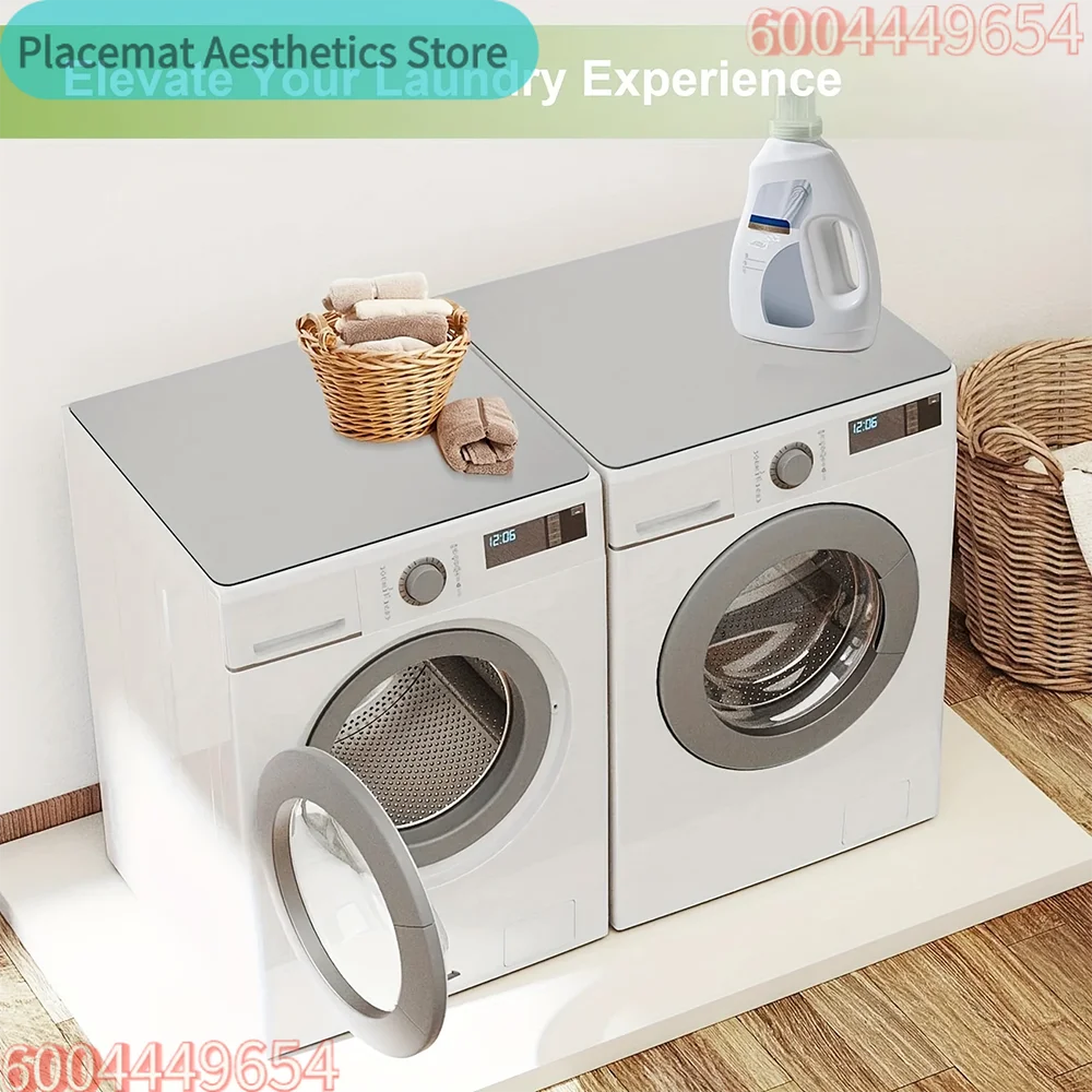 Diatomaceous Washer & Dryer Top Cover Mat, 19.7'' x 23.6''inch - Highly Absorbent & Protective, Fits Modern Appliances