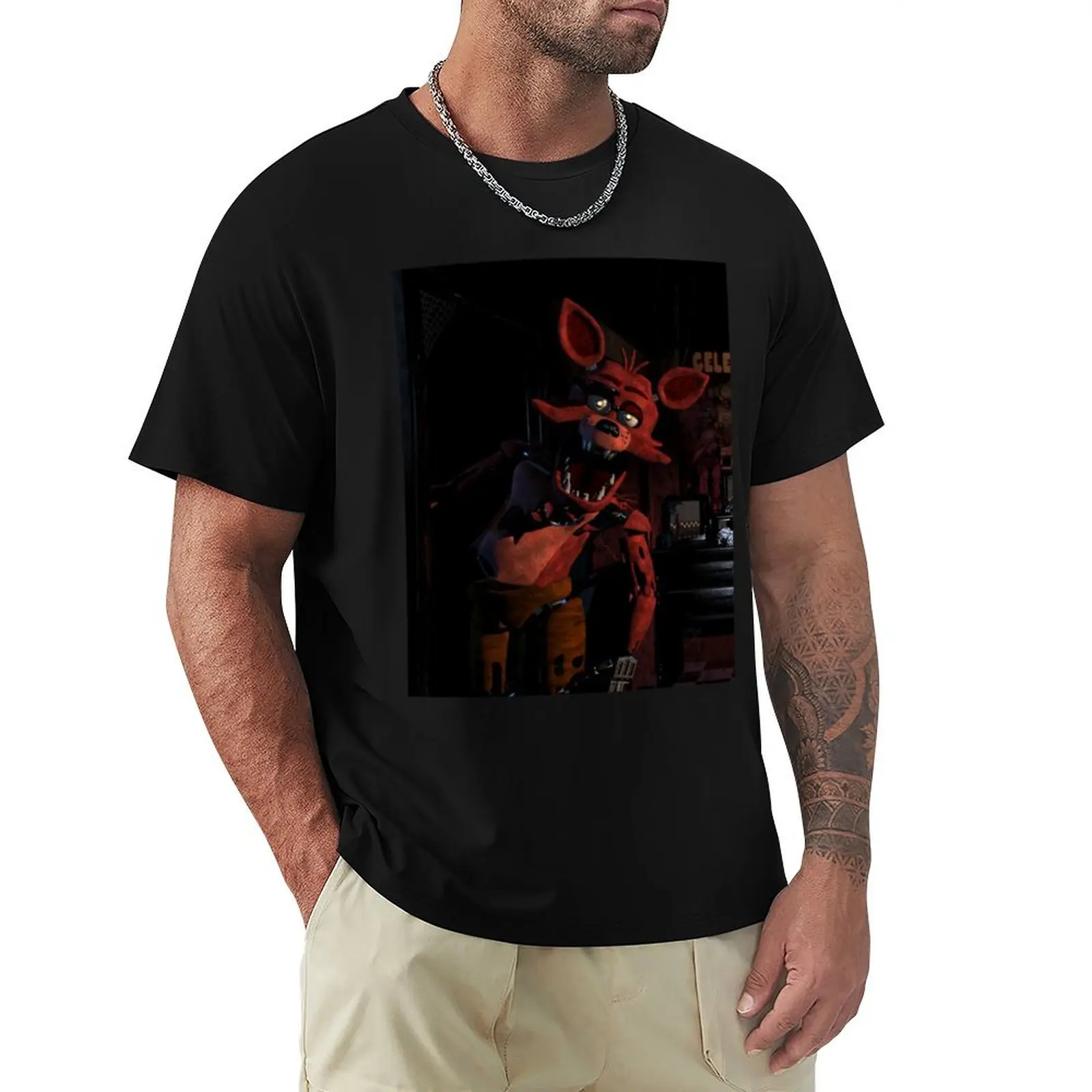 Foxy the Pirate T-Shirt anime tshirt plus size clothes oversizeds blue archive designer t shirt men