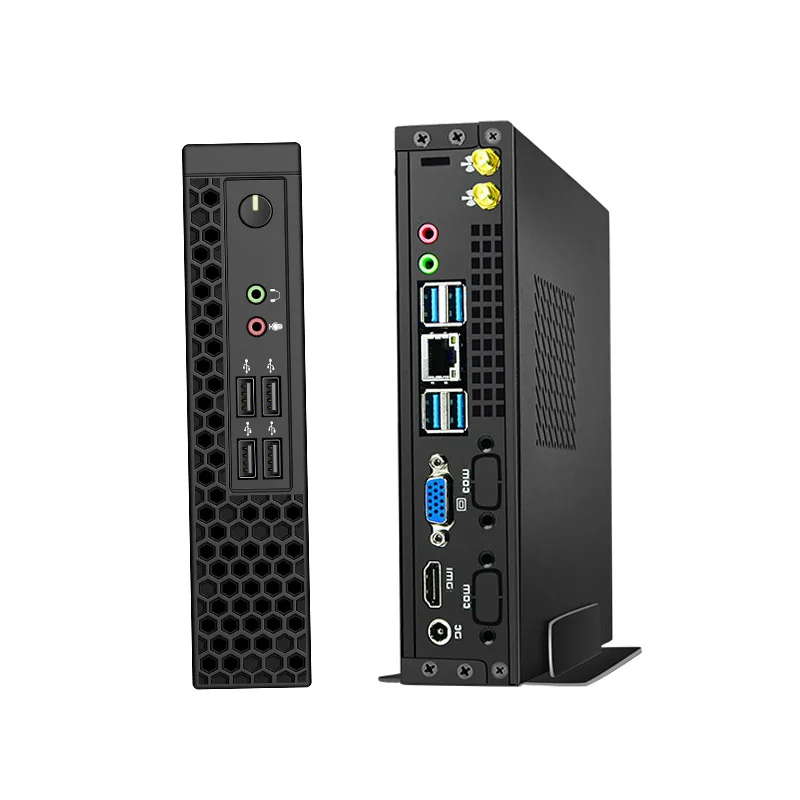 Мини-шт Core I3 7100 I5 6400 I5 8400 Kaby Lake Wi-Fi Lan Компьютерный игровой ПК 8G 512G Мини-ПК