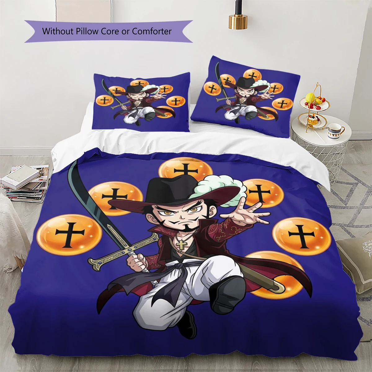 One Piece Poster Soft Cozy Duvet Cover, Kids Bedding Gift Set, Extra Large Different Sizes -HE99