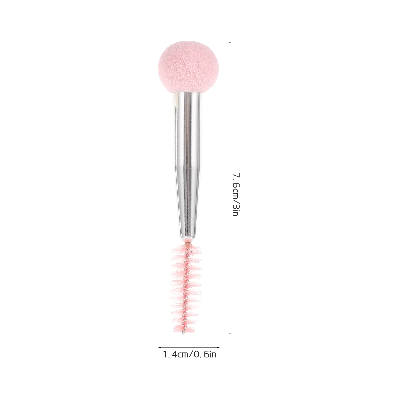 6Pcs High- -Ended Makeup Brushes Versatile Tools for Eyebrow Eyelash Mascara and Sponge Application