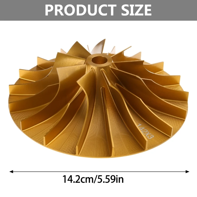 Girante da 142 mm Girante del compressore facile installazione per sostituzione della girante Sea-Doo 260 255 285 Dropship