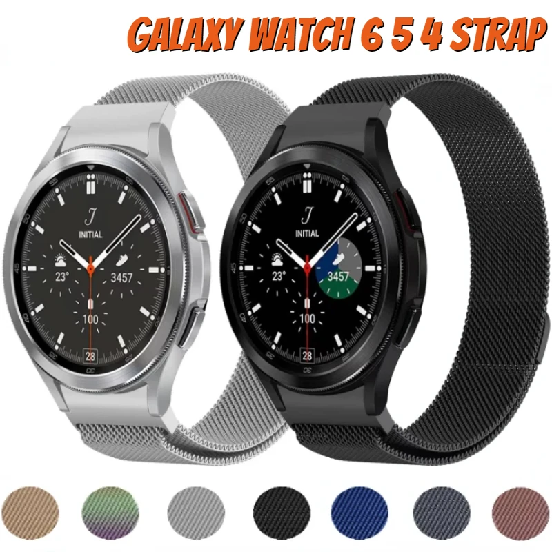 

Metal strap For Samsung Galaxy watch 7/6/5/4 44mm 40mm Magnetic Bracelet Wristband belt For Galaxy Watch 6/4 Classic 46mm 47mm