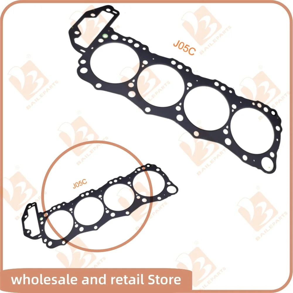 

J05C For Hino Cylinder Head Gasket Overhaul Rebuild Kit Engine Spare Parts