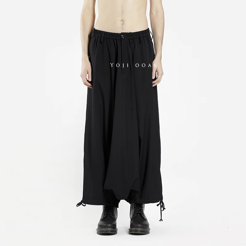 YOJI OOAK WIDE-LEG TROUSERS Yoji Ooak wide-leg trousers for men