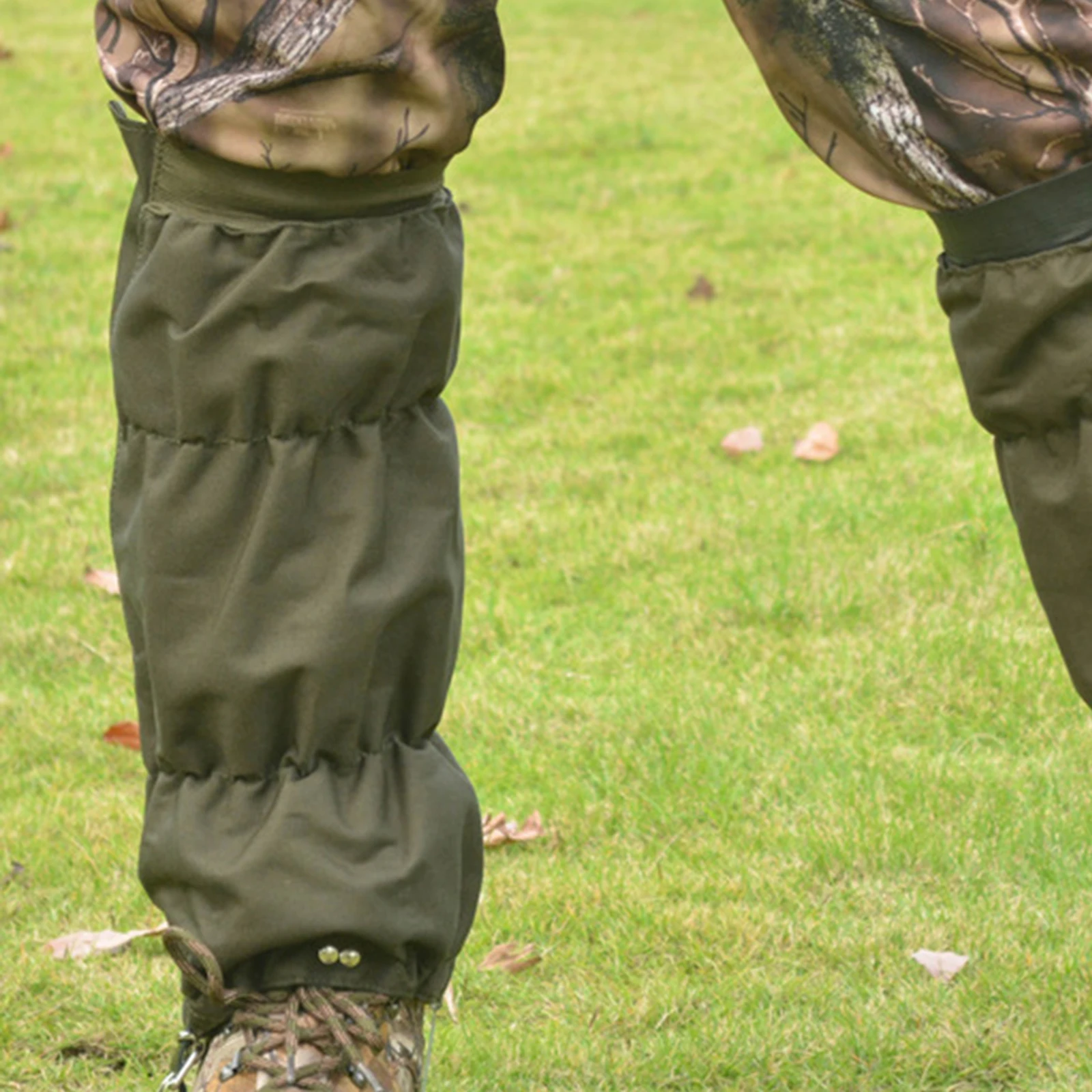 

2 шт. водонепроницаемые износостойкие чехлы для ног для занятий спортом на открытом воздухе, прочные наколенники, устойчивые к насекомым дорожные леггинсы