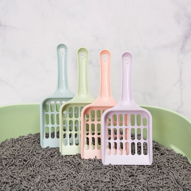1PC Large Fine Hole Cat Litter Scoop Multifunctional Color Pet Poop Shovel Kitty Toilet Filter Litter Cleaning Accessory