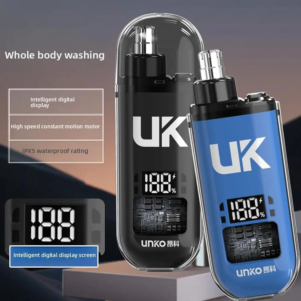 

Nose Hair TrimmerNew Digital Display Electric Nose Hair Trimmer Men's Nose Hair Washing Painless Shaving