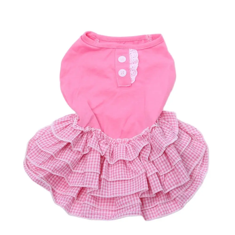 Princess Dog Cat Dress Skirt Pet Puppy Spring/Summer Breathable Clothes Apparel 3 Colours