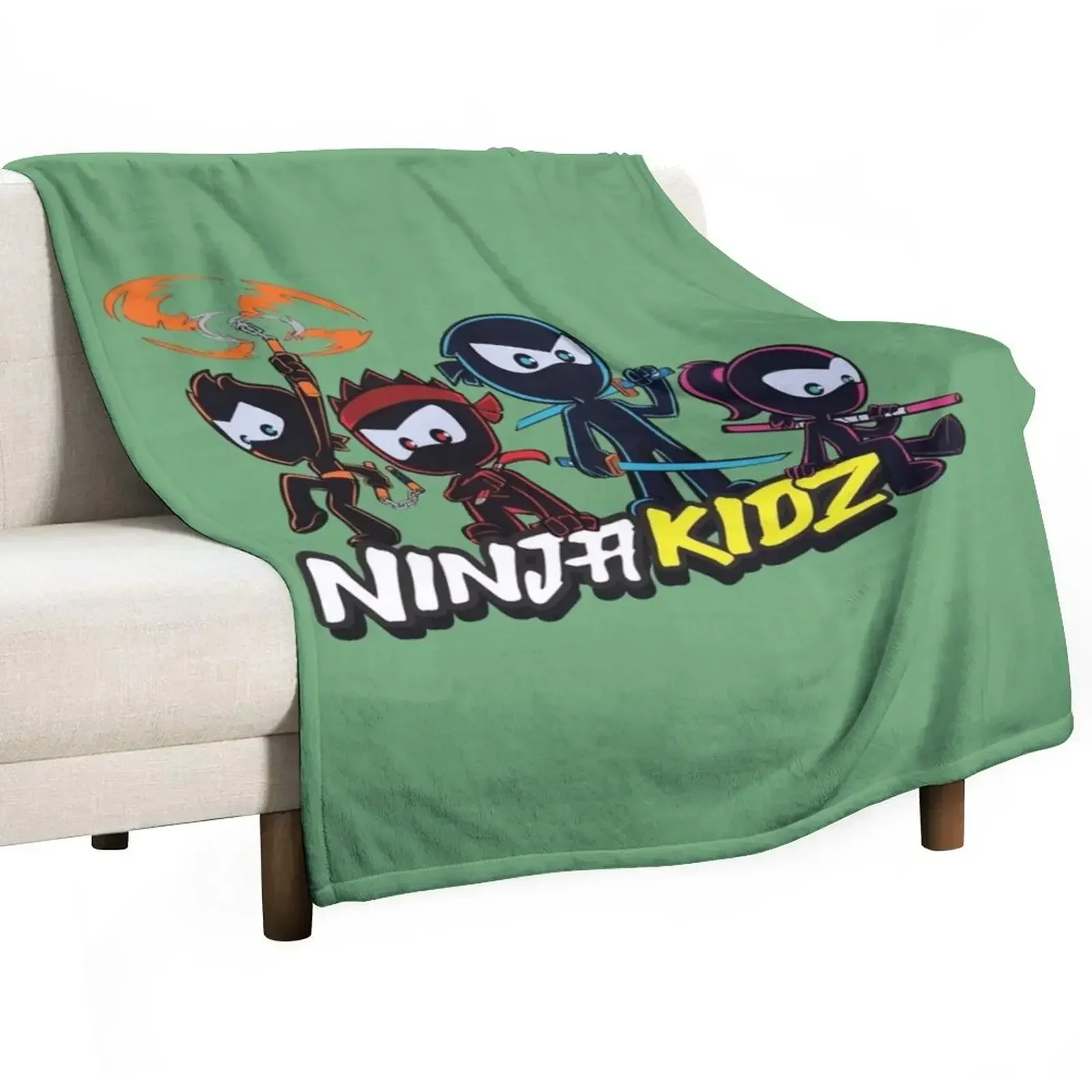 

Ninja Kidz Throw Blanket halloween blankets ands Cute Plaid Blankets