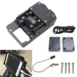 For BMW R1200GS r1200 GS handheld gps navigator usb charger motorcycle Phone Navigation holder Africa Twin CRF1000L ADV 800GS