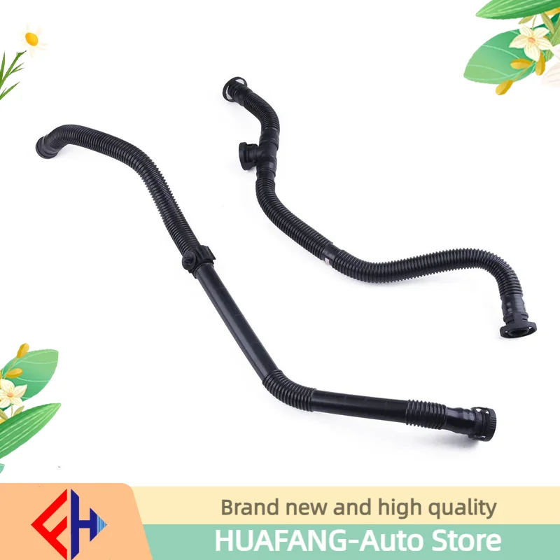 Original 2pcs Crankcase Breather Hose For  Touareg   Q7 4.2l Bar 4l0131206 4l0131206a High Quality