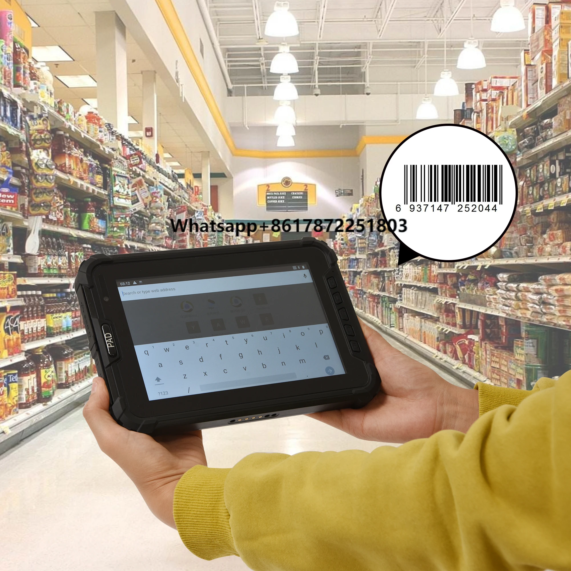 

SENTER S917V18 Newest Android 14 rugged barcode tablet