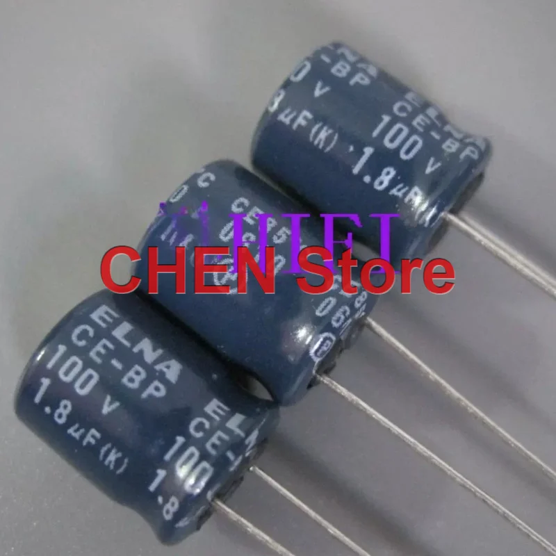 20PCS/lot original ELNA CE-BP 1.8UF 100V 10X12MM 85C BP 100V1.8UF electrolytic capacitor free shipping