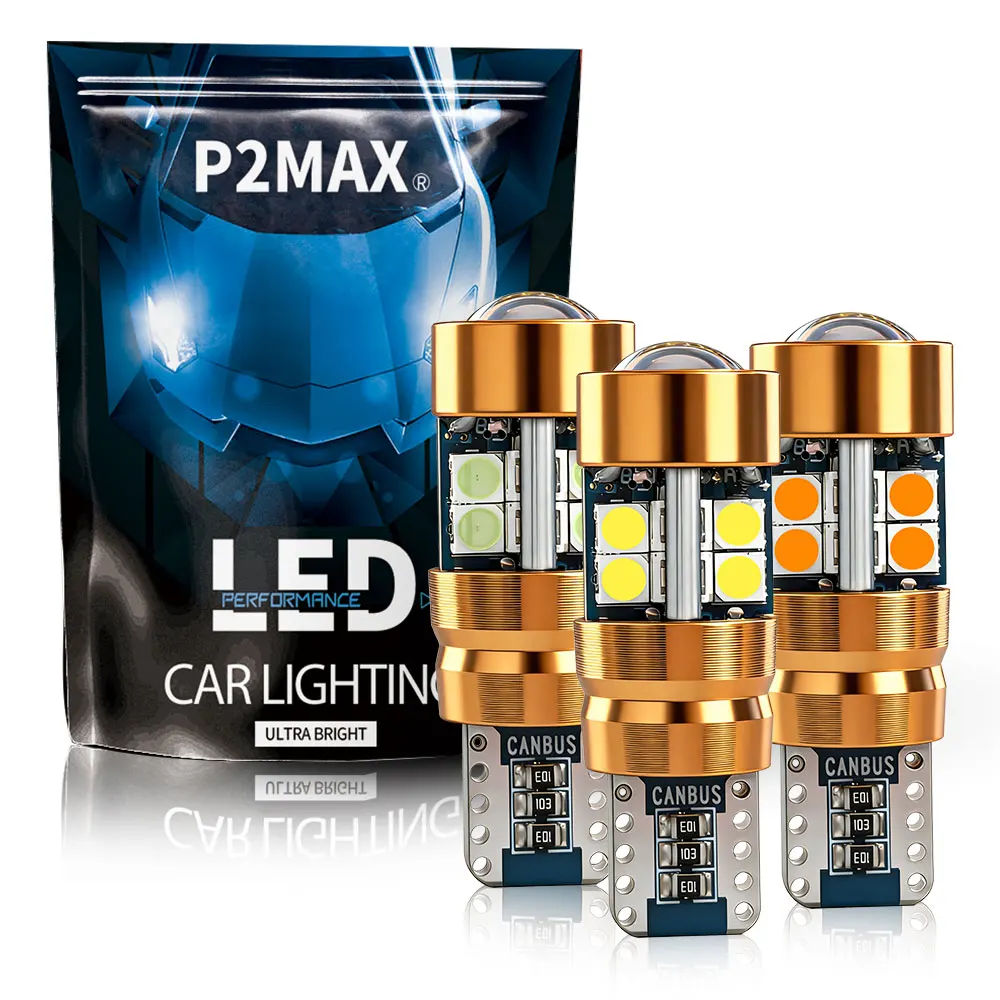 2/6/10 Stück Auto T10 168 194 2825 W5W 19SMD LED Signalleuchte Orange Bernstein Weiß Blau Positionsleuchte Parklicht Stadtlampe 12V 24V Glühbirne