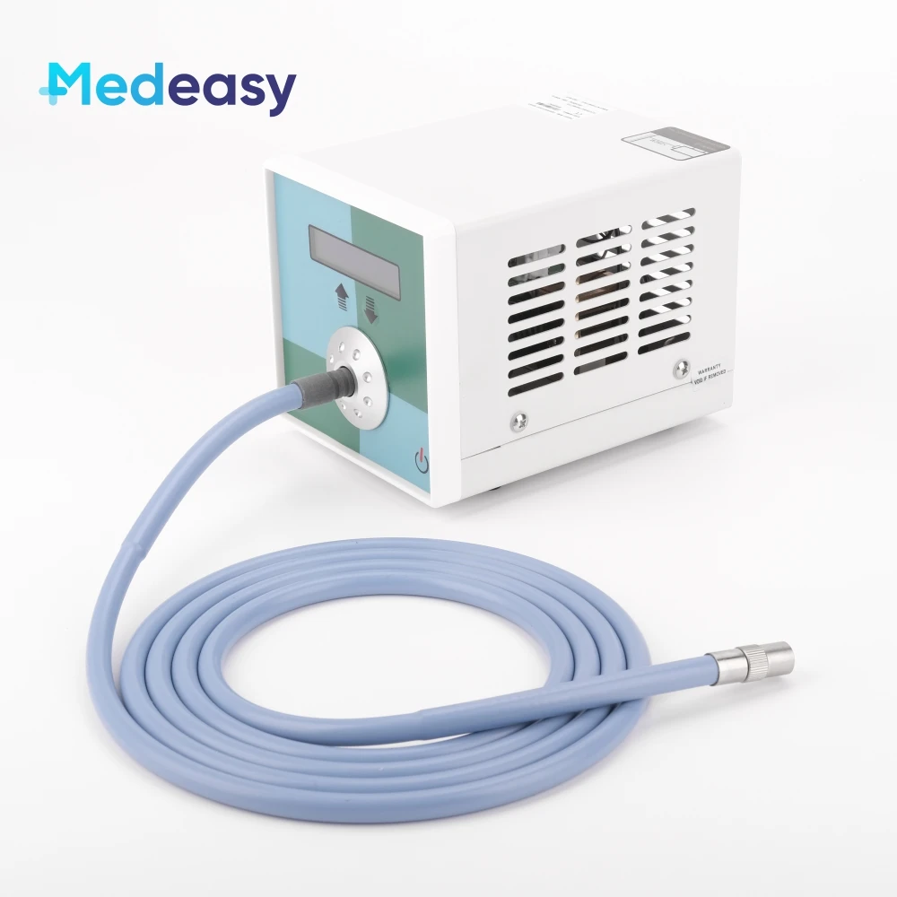 100W Small Medical Cold Endoscopy Camera Light Source Led ENT Endoscope Lights Source