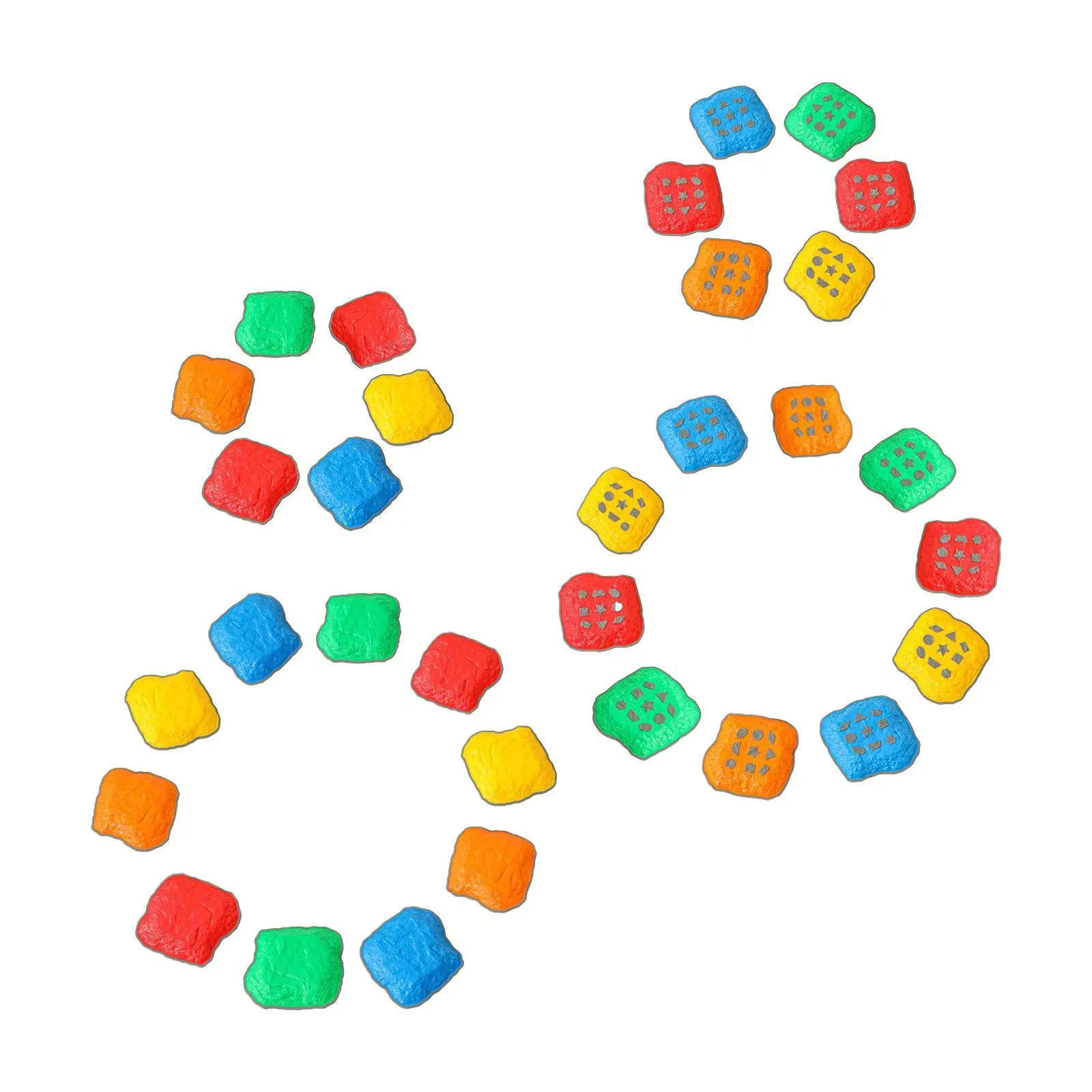 

Balance Stepping Stone Anti Slip Coordination Crossing River Stones for Classroom Indoor Kindergarten Kids and Family Outdoor