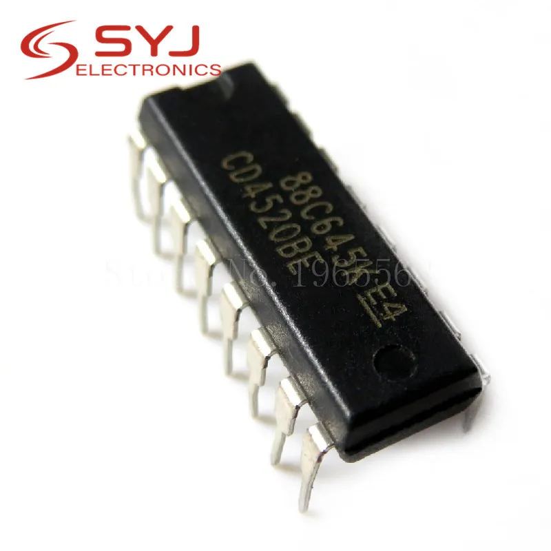 Nuevo 10 unids/lote CD4520BE CD4520 DIP-16 nuevo original en Stock