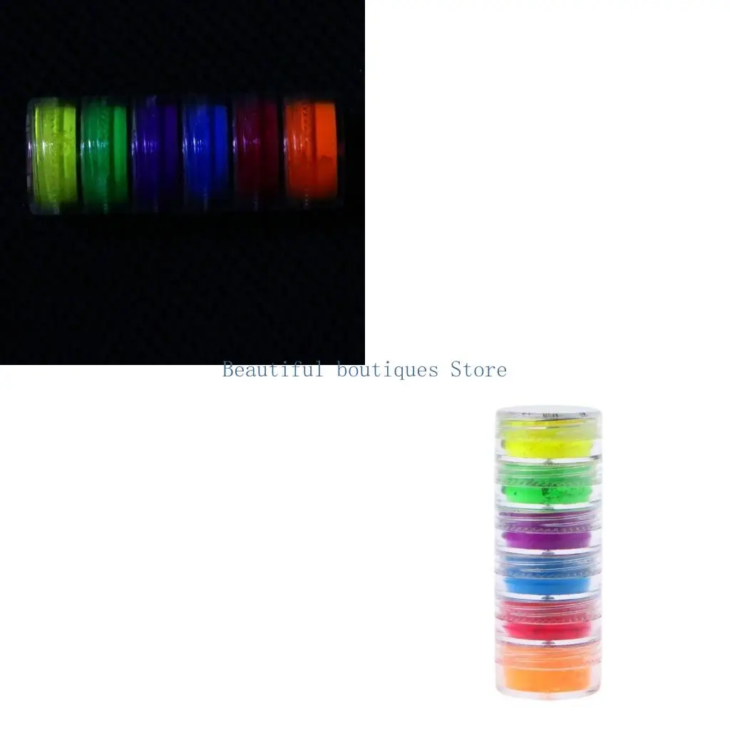 U4LF Fluorescent Powder Mineral Mica Cosmetic Grade Lipstick Lip Gloss Epoxy Resin Eye Pencil Dye Pigments