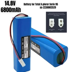 New 6800mAh Battery INR18650 M26-4S2P For Tefal Explorer 95 Robot Vacuum Cleaner SS2230002529
