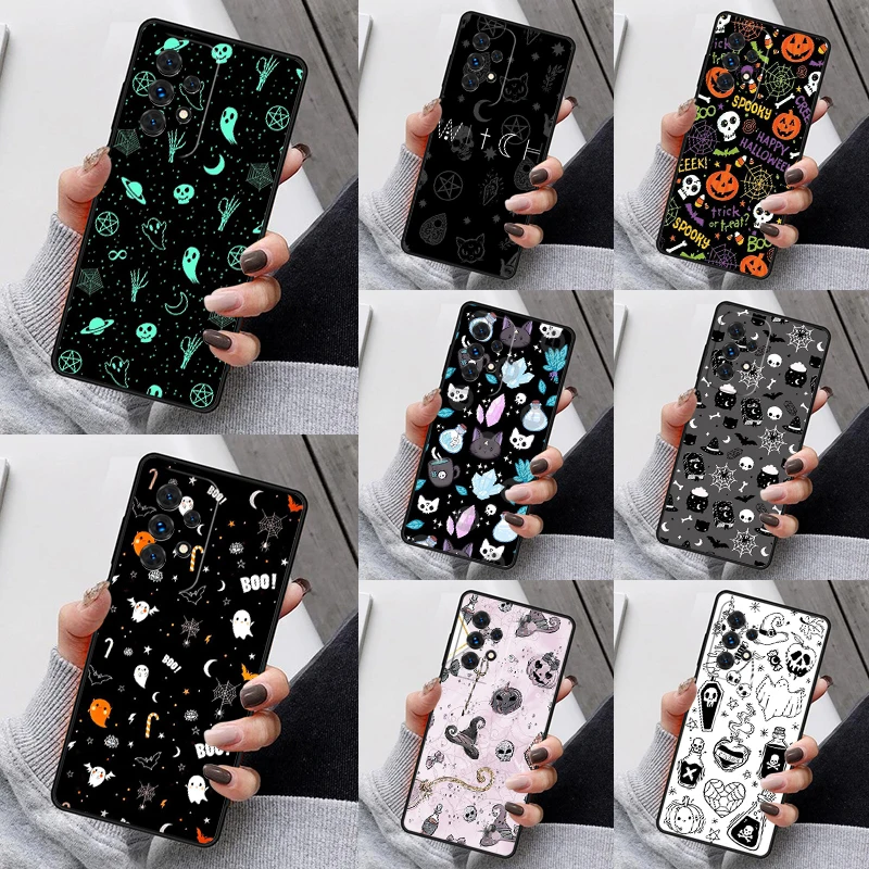

Girly Witch Goth Phone Case For Samsung Galaxy S25 S23 S30 S8 S21 S20 FE S24 S22 Note 10 20 Plus lite Ultra