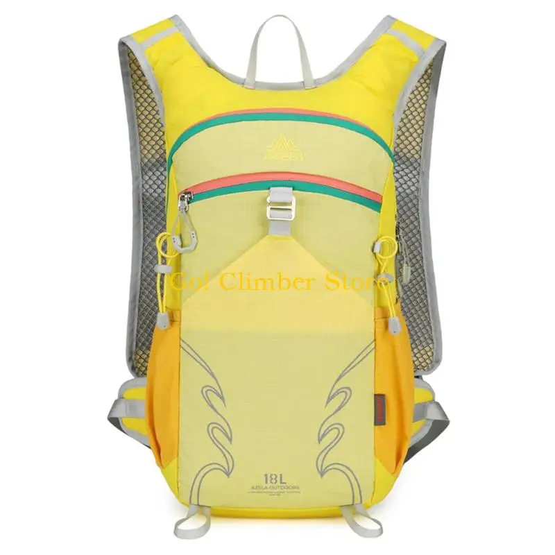 18L Lightweight Hiking Backpack Water Resistant Nylon Hydration  Pack Outdoor Cycling Trekking Breathable Daypack for Men Women