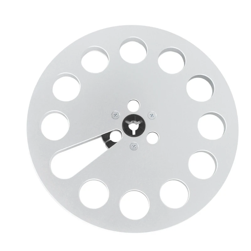 R91A Aluminum 7Inch Reel to Reel Tape Hub with 11 Holes Enhances Analog Sound