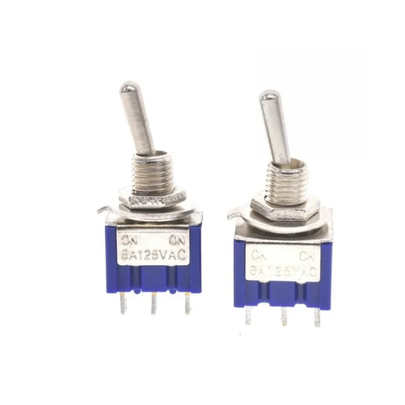 ON-OFF-ON 3 6 9 Pin 3 6 9 Position Mini Latching Toggle Switch 6A 3A MTS-103 MTS-203 MTS-303