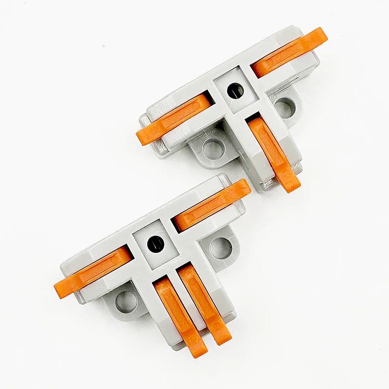 

Wire connector terminal T-distributor rapid wiring terminal 0.08-4mm wire diameter copper clip Electrical accessories