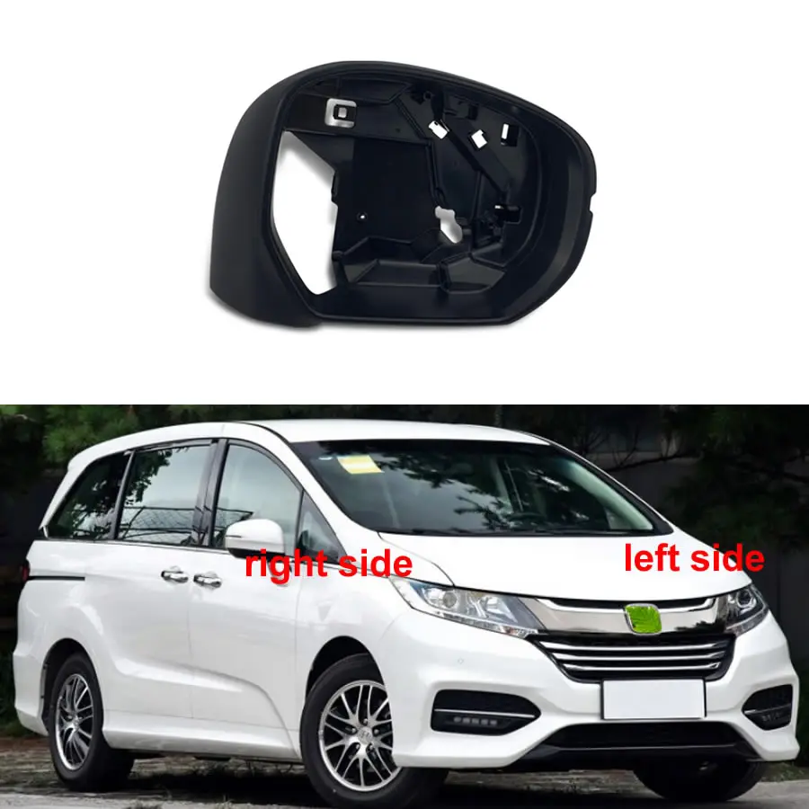 For Honda Odyssey Elysion 2015 - 2022 Car Accessories Door Wing Mirrors Holder Rearview Mirror Trim Ring Housing Frame