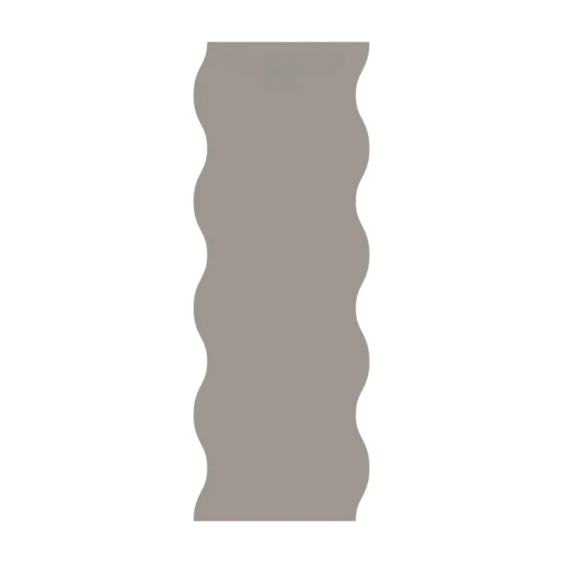 Custom Arch Oval Curve Yoga Mat 4.5mm-5mm Thick Anti-Slip Natural Rubber Foldable PU Exercise Mat