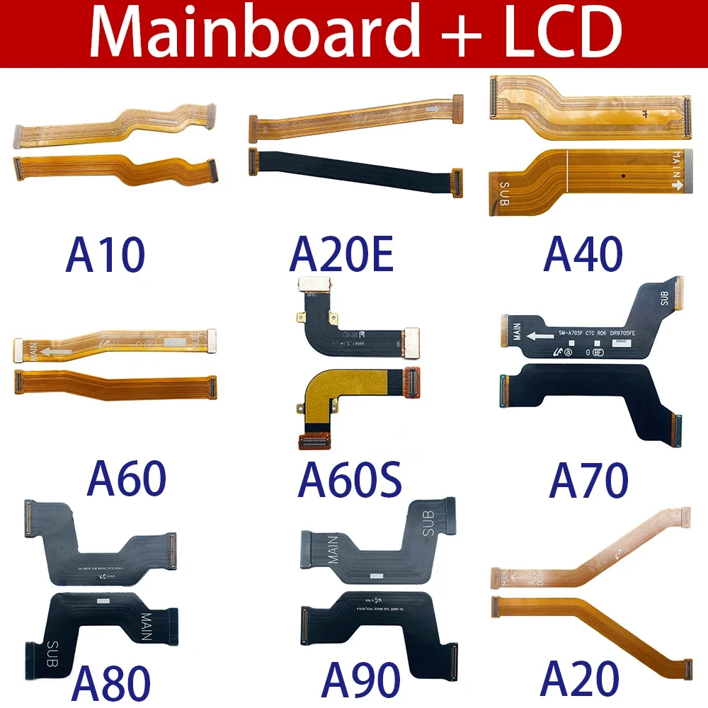 NEW Main FPC LCD Display Connector Mainboard Flex Cable Ribbon For Samsung A60S A20E A10 A20 A30 A40 A50 A60 A70 A80 A90