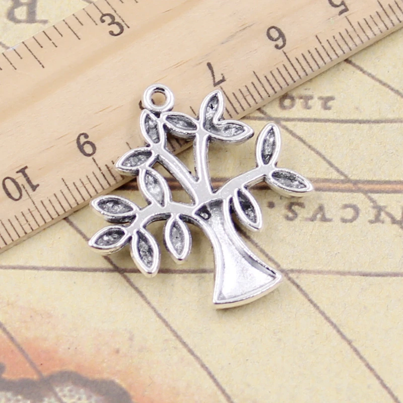 5pcs Charms Life Tree 33x31mm  - Vintage Fashion Finds recension och pris