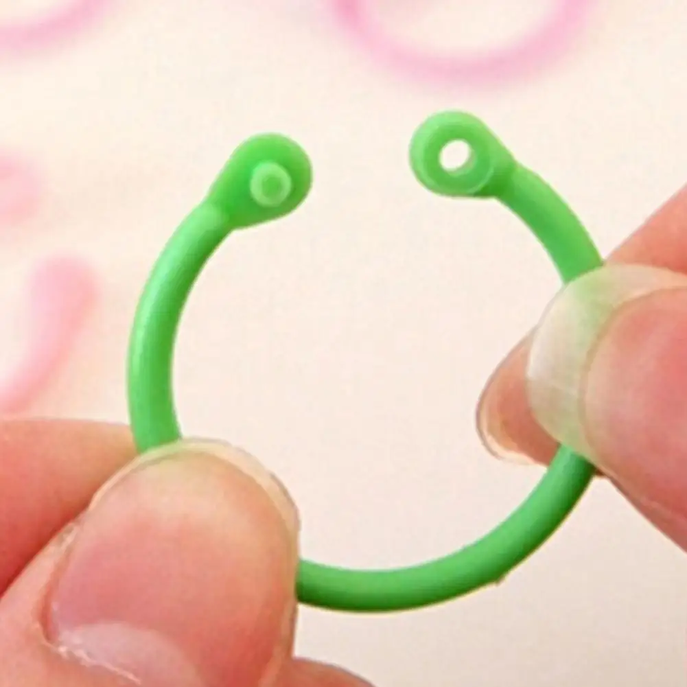 30Pcs Book Rings Colorful Loose Leaf Binder Binding Ring Coil Binder Hoop Holder Photo Album Scrapbook Loose Leaf Binding Ring