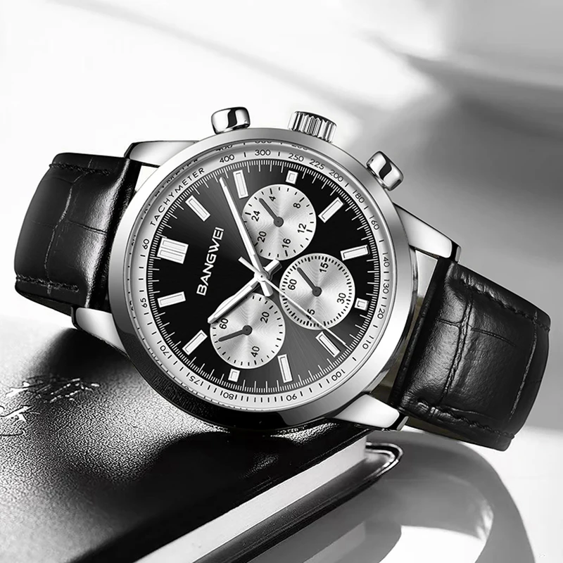 LIGE Women's Watch Fashion Business Leather Sports Quartz Chronograph Waterproof Luminous Wristwatch Ladies Relogio Feminino