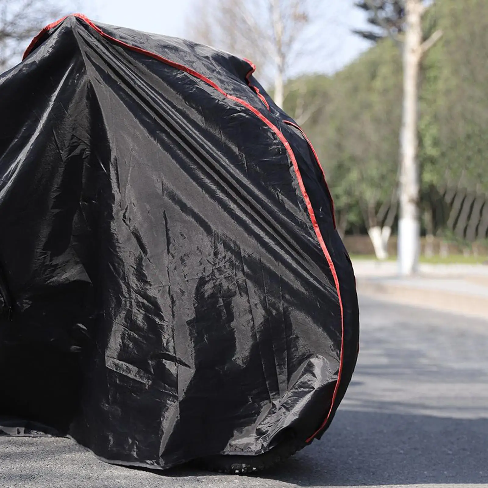 new Waterproof Bike Cover Heavy Duty, Outdoor Motorcycle Shelter for Winter Travel, Commuting Touring Trail Protection