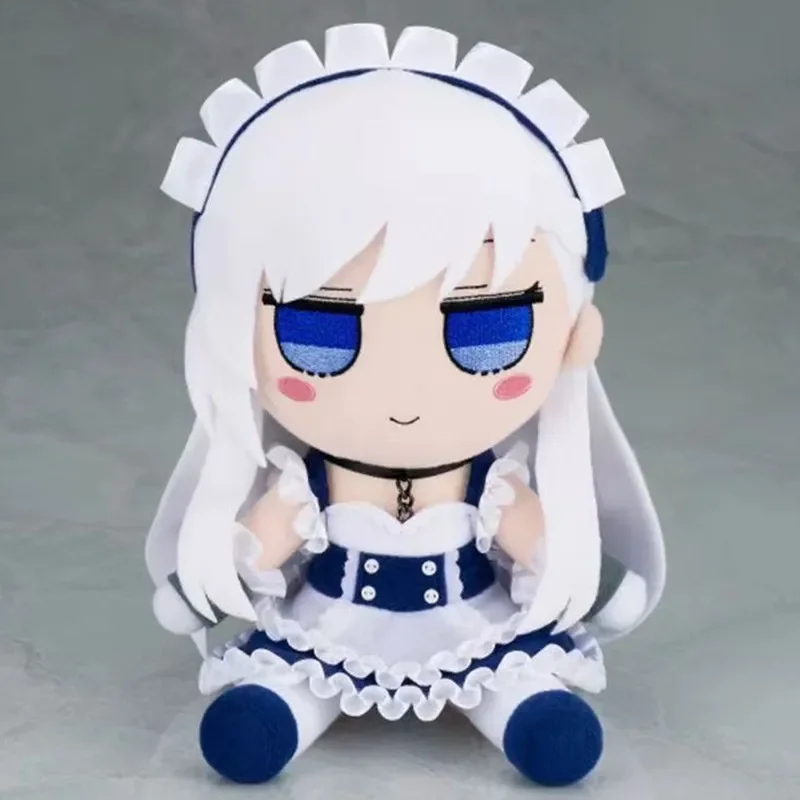 2025 جديد 20 سنتيمتر Azur Lane Belfast أفخم دمية لطيف القطن دمية أنيمي الأجهزة الطرفية لعبة هالوين هدية الكريسماس