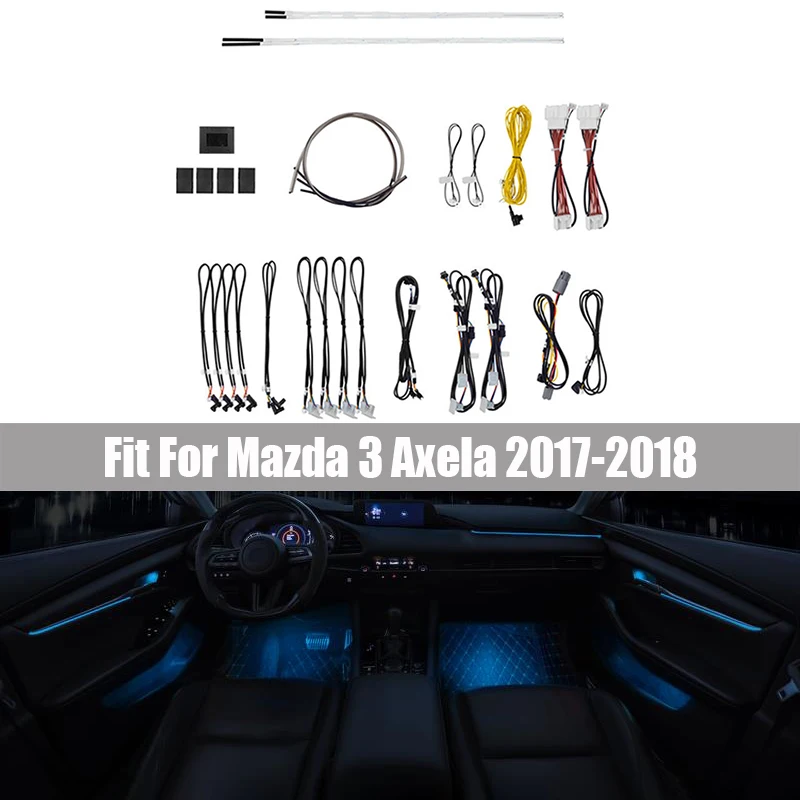 

19 Light Source Illuminated Car Styling LED Ambient Light Suitable for Mazda 3 Axela 2017 - 2018