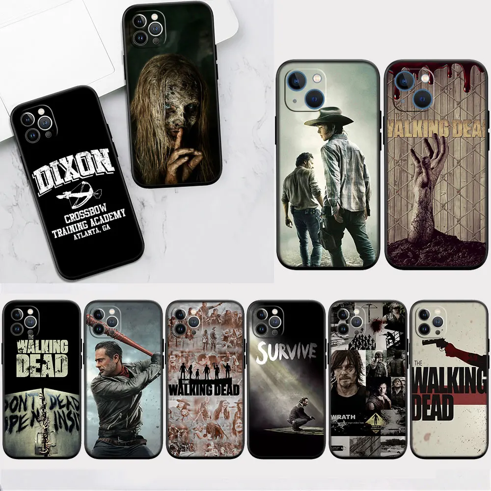 TWD the walking dead Case for Samsung Note S22 8 9 10 20 Plus Lite Ultra J2 J4 J6 J7 J8 Prime J730 Core