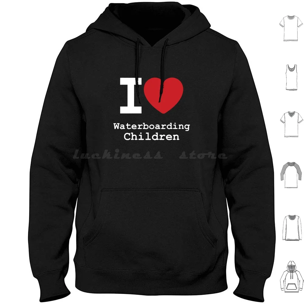 

I Love Waterboarding Children Hoodies Long Sleeve I Love Waterboarding Children I Heart Waterboarding Children