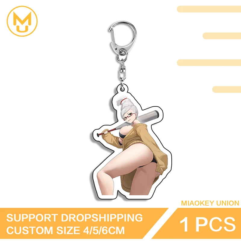 Ayase Seiko Pendant Keychain Alluring Big Butt Waifu Handbags Wallets Accessories Versatile NSFW Fashionable Jewelry Props