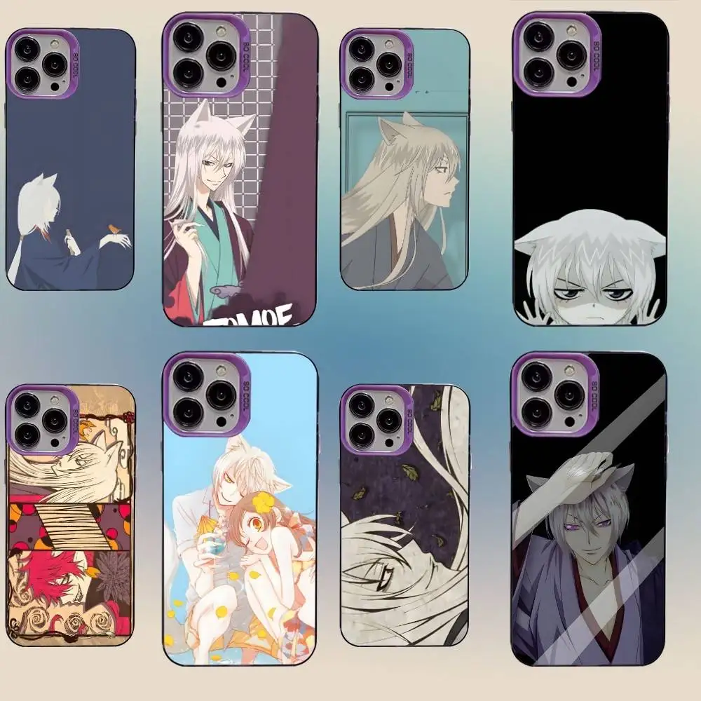 

K-Kamisama Hajimemashita Phone Case For iPhone 16,15,14,13,12,11,Mini,Pro,SE,MAX,plus,Purple Matte Silicone Cover