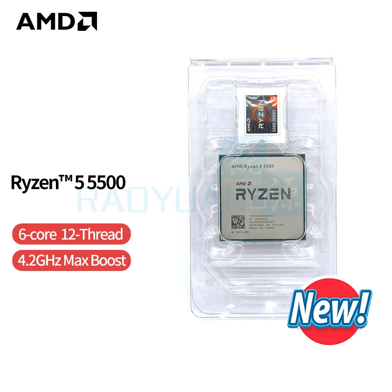 مراجعة وتحليل معالج AMD Ryzen 5 5500: أداء ممتاز بسعر مناسب