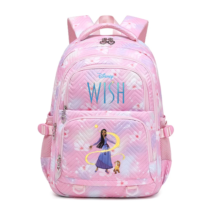 Disney Movie Wish Sac à dos étanche pour femme, sac de voyage pour femme, cartable pour adolescentes, cartable Mochila