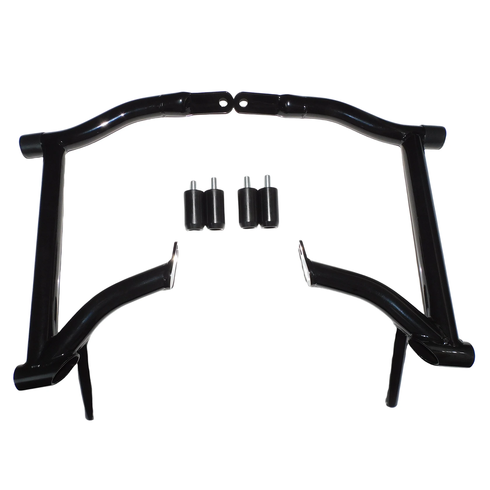 Motorcycle Front Engine Guard Bar Rear Saddlebag Guard Crash Bars For Harley Touring Road Street Glide Road Glide FLHX 2014-2024