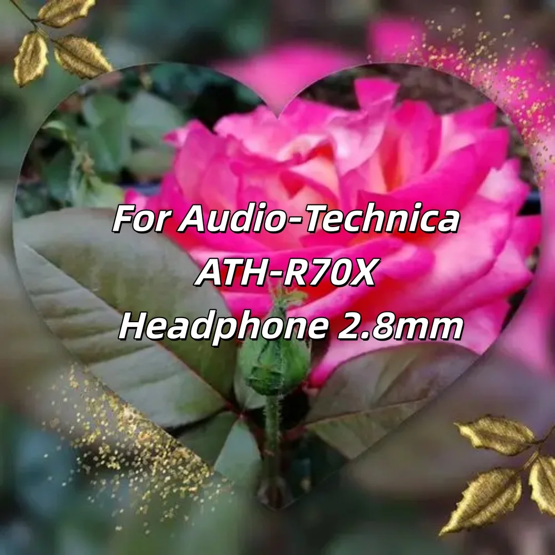 2.8mm 7n 756 core Shielding Litz Type6 OCC Earphone Cable For Audio-Technica ATH-R70X Headphone 8030