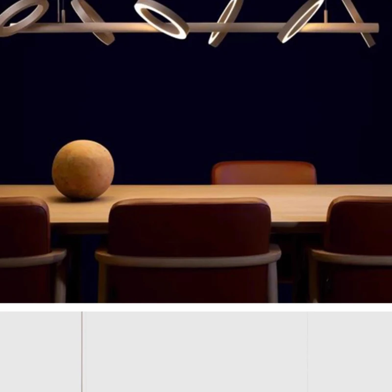 Modern Minimalist Restaurant Pendant Light Art Living Room Table Light Bar Bar Bar Long Pendant Light